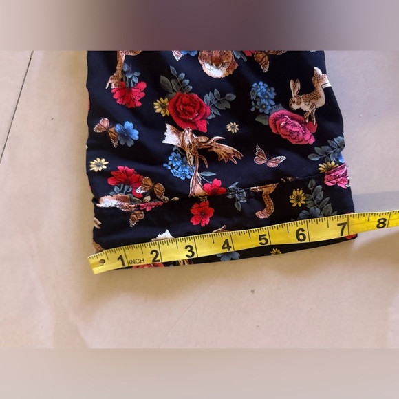 Philosophy Floral Short Sleeve Blouse floral and animal print 3/4 sleeves 2X - Picture 7 of 16